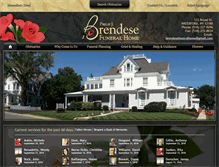 Tablet Screenshot of brendesefuneralhome.com